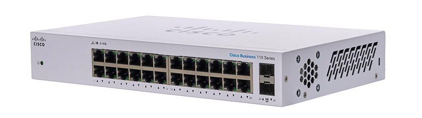 Cisco CBS110-24T-UK 24-Port GE Unmanaged Switch 
